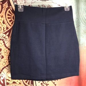 Navy Blue Mini Skirt